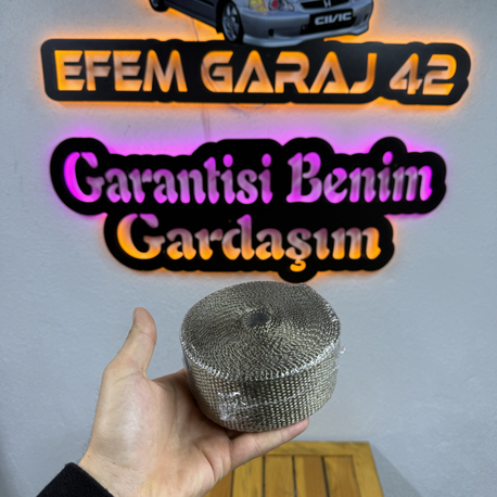 Titanyum yanmaz eksoz sargısı